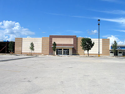 The new Bealls Department Store will be finished soon.