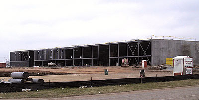 The new 91,000 sq. foot HEB Grocery is set to open in May 2003.  