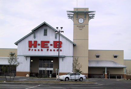 CLOSER VIEW OF THE PRODUCE  FRESH FOODS ENTRANCE