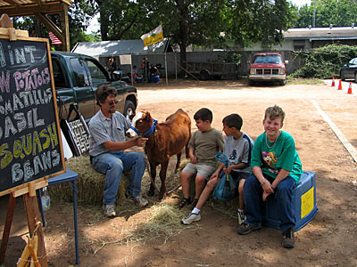 Photo of vendor's booths - River Valley Farmer's Market