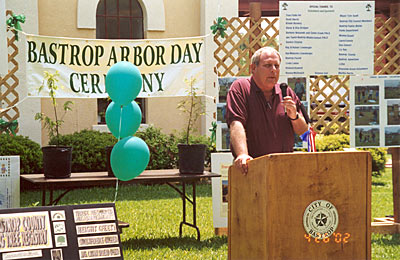 City Manager Jeff Holberg again thanks participants and volunteers in undertaking the many tree planting activities...