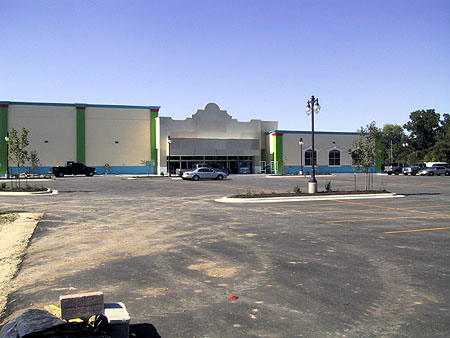 The Entertainment Center as it nears completion