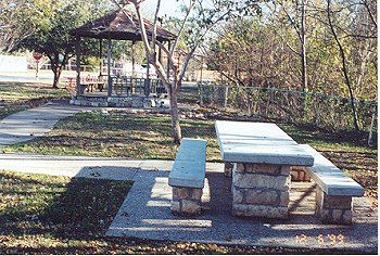 Gazebo and Picnic Table at Ferry Park