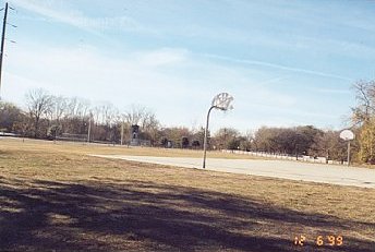 One of the Basketball courts and Soccer field at Fisherman's Park