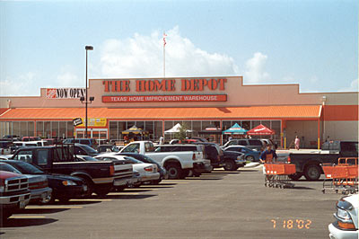 The Home Depot was welcomed to Bastrop by a big crowd on opening day,   July 18, 2002.