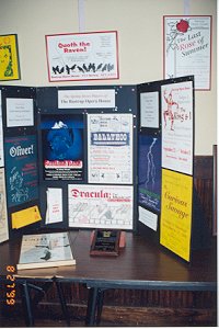 Posters created by the late Allan Pape for previous Productions of the Opera House