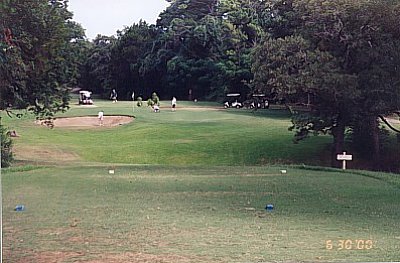 View  of the 18 hole Lost Pines Golf Course at Bastrop State Park