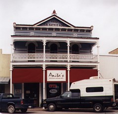 Downtown Bastrop - The C. R. Haynie & Co. Building on Main Street (1883).